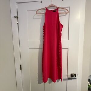 Badgley Mischka Vibrant Pink Dress
